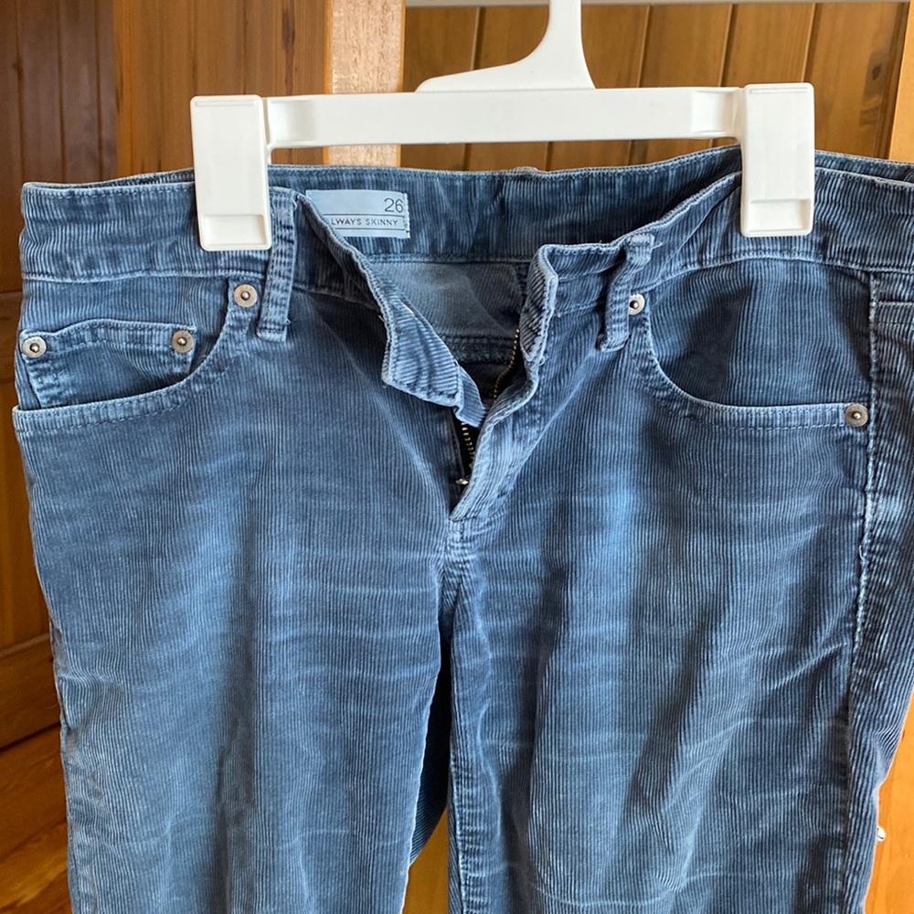 GAP Corduroy Jeans- Blue/ Grey